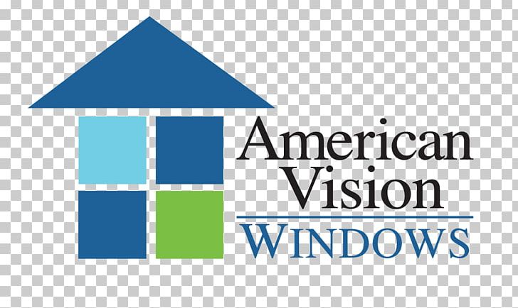 American Vision Windows Logo Brand Door PNG, Clipart, Angle, Area, Blue, Brand, Company Free PNG Download