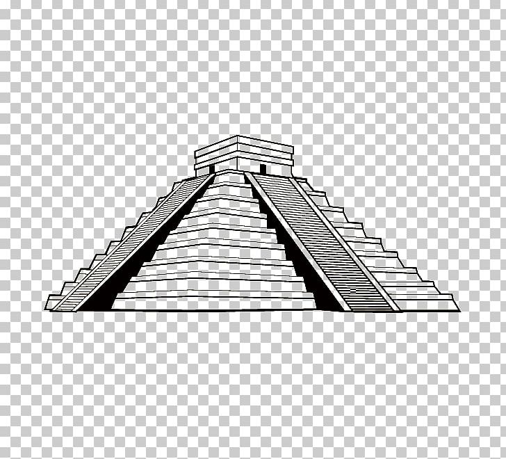 Chichen Itza Maya Civilization Mesoamerican Pyramids Temple PNG, Clipart, Abstract Lines, Ancient History, Angle, Architecture, Background Black Free PNG Download