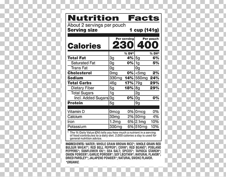 Nutrition Facts Label Basmati Quinoa Brown Rice PNG, Clipart, Area, Basmati, Black And White, Black Rice, Bran Free PNG Download