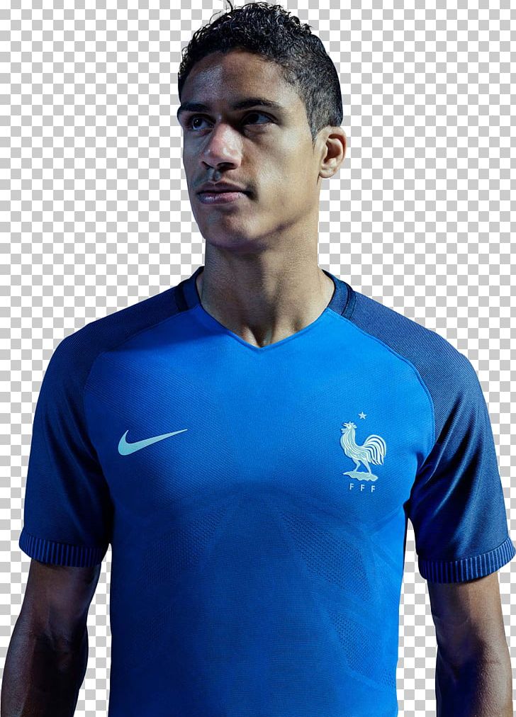 T-shirt Raphaël Varane UEFA Euro 2016 France National Football Team 2018 World Cup PNG, Clipart, 2018 World Cup, Arm, Blue, Clothing, Cobalt Blue Free PNG Download