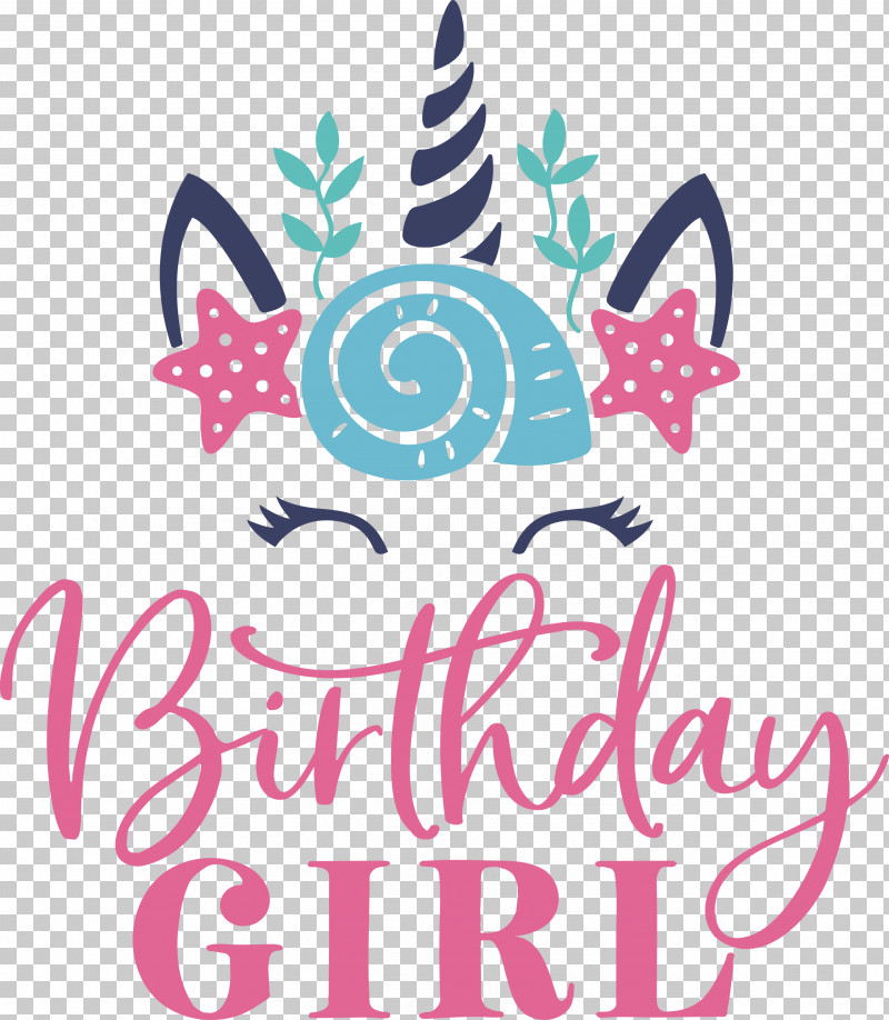 Birthday Girl Birthday PNG, Clipart, Birthday, Birthday Girl, Free, Logo, Unicorn Free PNG Download