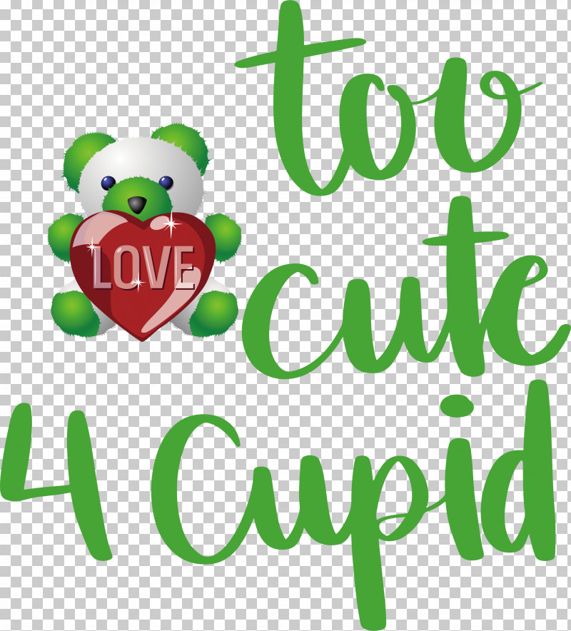 Cute Cupid Valentines Day Valentine PNG, Clipart, Behavior, Cute Cupid, Fruit, Green, Happiness Free PNG Download