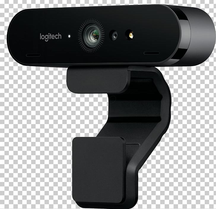 Logitech 4K Pro Webcam 4K Resolution Logitech BRIO Webcam Ultra-high-definition Television PNG, Clipart, 1080p, Angle, Cameras, Computer, Electronic Device Free PNG Download