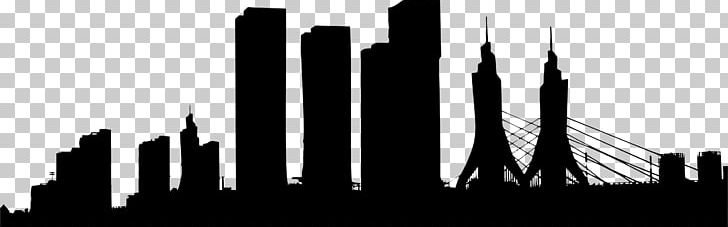 Skyline Silhouette Cityscape Photography PNG, Clipart, Architectural Engineering, Black And White, Brand, Building, Business Free PNG Download