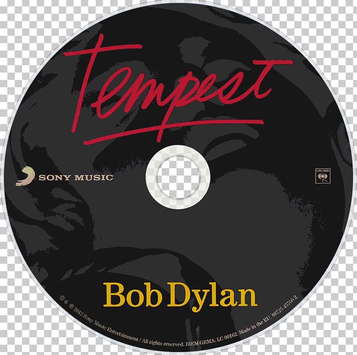 Compact Disc Tempest Phonograph Record Album Bob Dylan PNG, Clipart, Album, Bob Dylan, Brand, Columbia Records, Compact Disc Free PNG Download