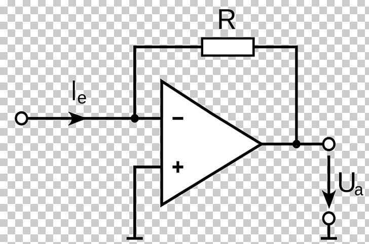 Operational Amplifier Electronics Electronic Circuit Electric Potential Difference PNG, Clipart, Angle, Area, Black And White, Circle, Diagram Free PNG Download