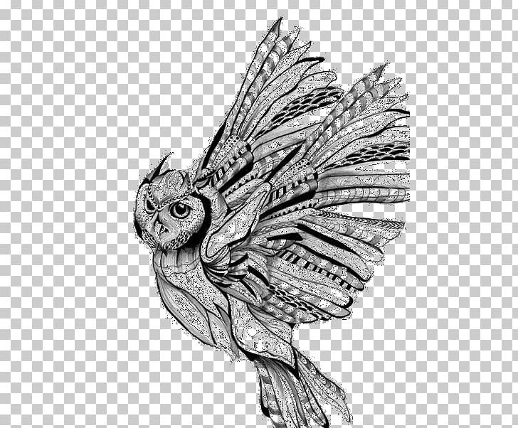 Owl Tattoo Sketch Drawing Idea PNG, Clipart, Animals, Art, Beak, Bird, Bird Of Prey Free PNG Download
