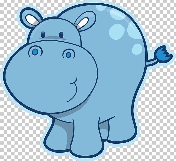 Pygmy Hippopotamus PNG, Clipart, Area, Blue, Cartoon, Download, Drawing Free PNG Download