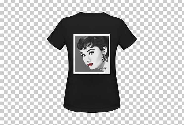 T-shirt Sleeve Neck Font PNG, Clipart, Audrey Hepburn, Black, Black M, Brand, Clothing Free PNG Download