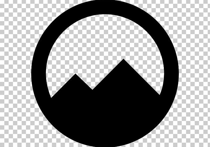 Computer Icons Mountain Circle PNG, Clipart, Angle, Area, Black, Black And White, Circle Free PNG Download