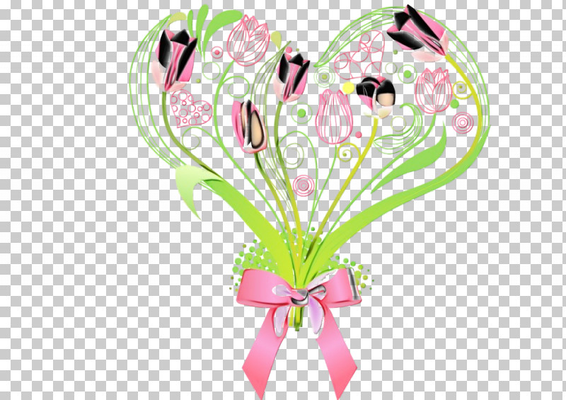 Pink Heart Plant Cut Flowers Flower PNG, Clipart,  Free PNG Download