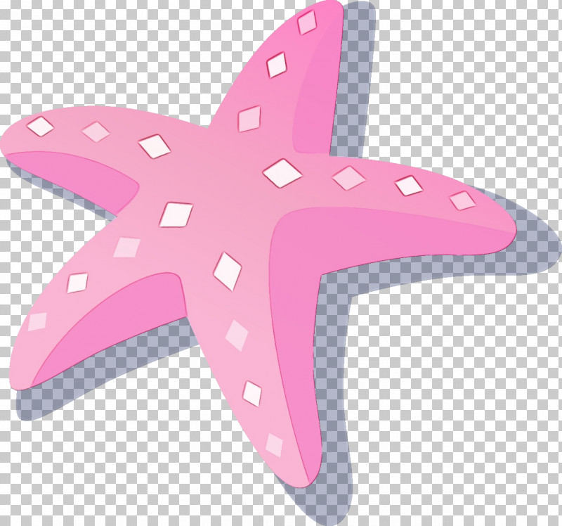 Starfish Pink M PNG, Clipart, Paint, Pink M, Starfish, Watercolor, Wet Ink Free PNG Download