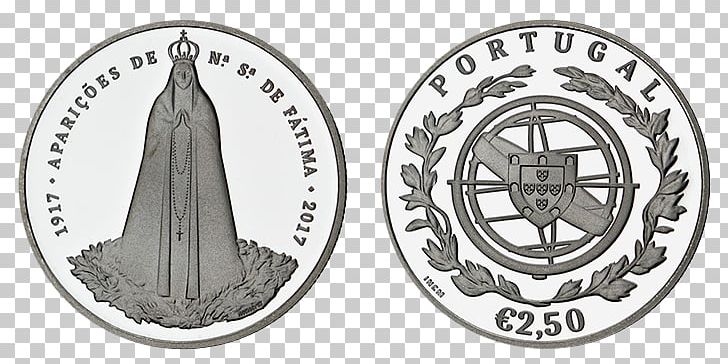Coin Sanctuary Of Fátima Our Lady Of Fátima Apparitions Of Our Lady Of Fatima Silver PNG, Clipart, Body Jewelry, Centenario, Coin, Currency, Euro Free PNG Download