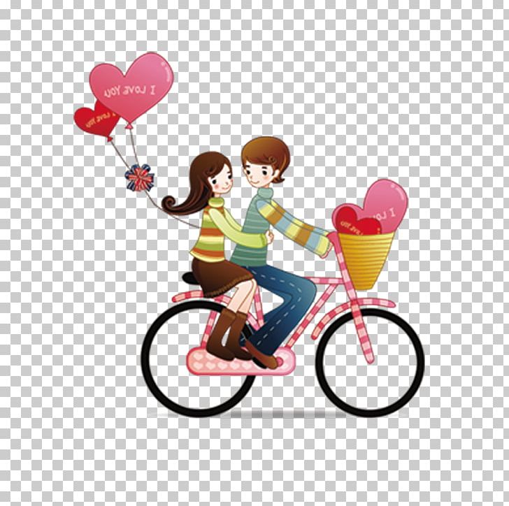 Couple Love Romance PNG, Clipart, Bicycle, Bicycle Accessory, Boy Cartoon, Cartoon Character, Cartoon Couple Free PNG Download