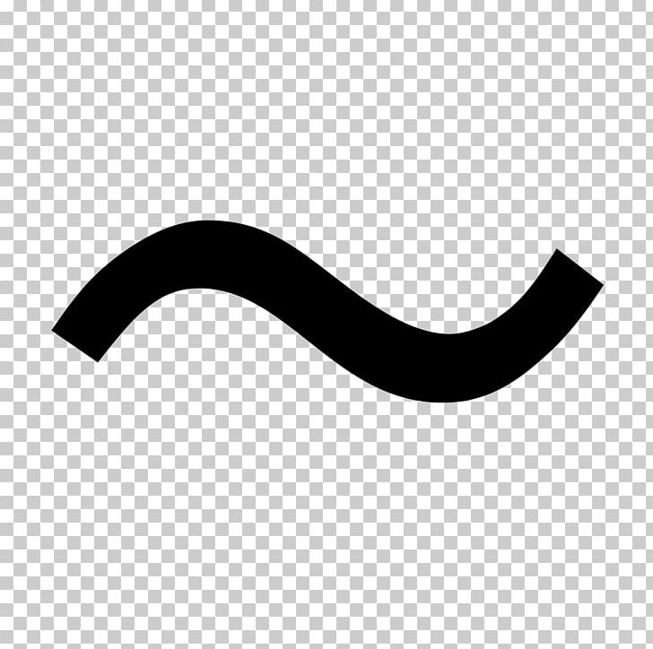 Tilde Dash Diacritic English Symbol PNG, Clipart, Acute Accent, Angle, Black, Black And White, Dash Free PNG Download