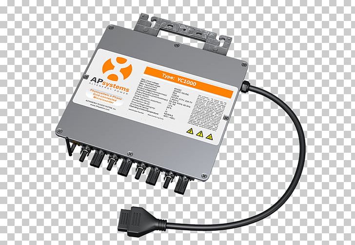 Battery Charger Solar Micro-inverter Power Inverters Three-phase Electric Power Solar Energy PNG, Clipart, Alternating Current, Battery Charger, Computer Component, Ele, Electronic Component Free PNG Download