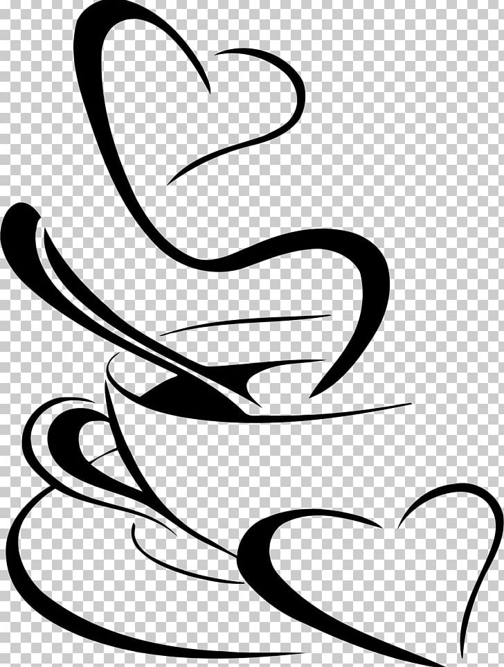 Coffee Cup Espresso Cafe PNG, Clipart, Art, Artwork, Beak, Black, Black And White Free PNG Download