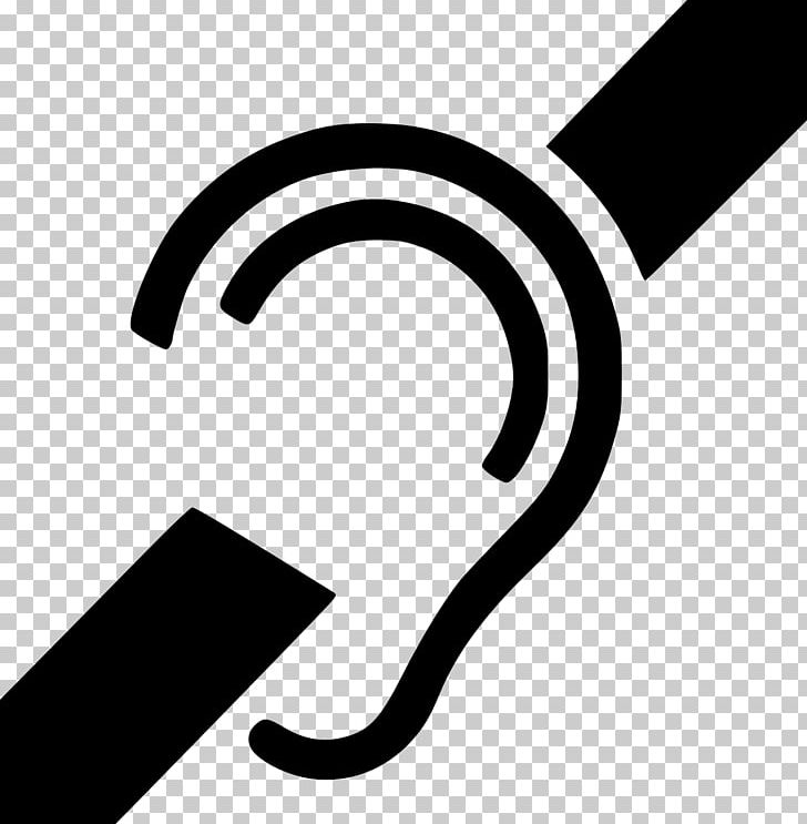 Deaf Culture Hearing Loss Symbol Sign Language PNG, Clipart, American Sign Language, Black, Black And White, Brand, Circle Free PNG Download