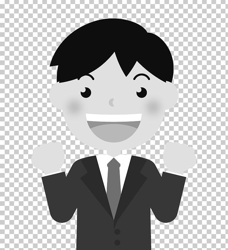 Illustrator Job 営業職 Png Clipart Black And White Bussiness Man Communication Emotion Employment Agency Free
