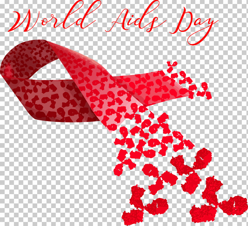 World Aids Day PNG, Clipart, Heart, Love, Red, Text, Valentines Day Free PNG Download