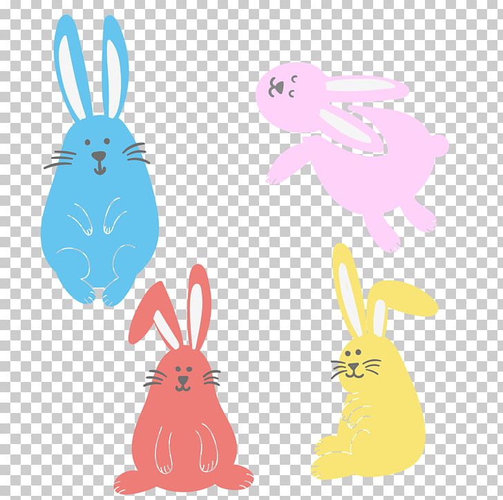 Easter Bunny Rabbit PNG, Clipart, Color, Decorative Elements, Easter Vector, Elements, Euclidean Vector Free PNG Download