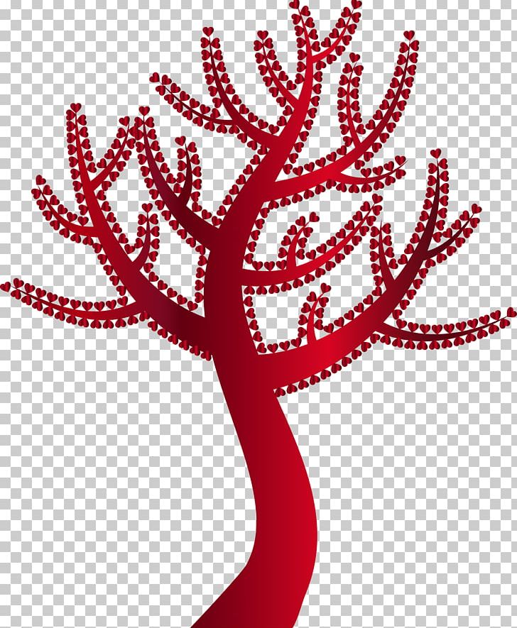 Valentine's Day Heart PNG, Clipart, Art, Branch, Color, Flower, Flowering Plant Free PNG Download