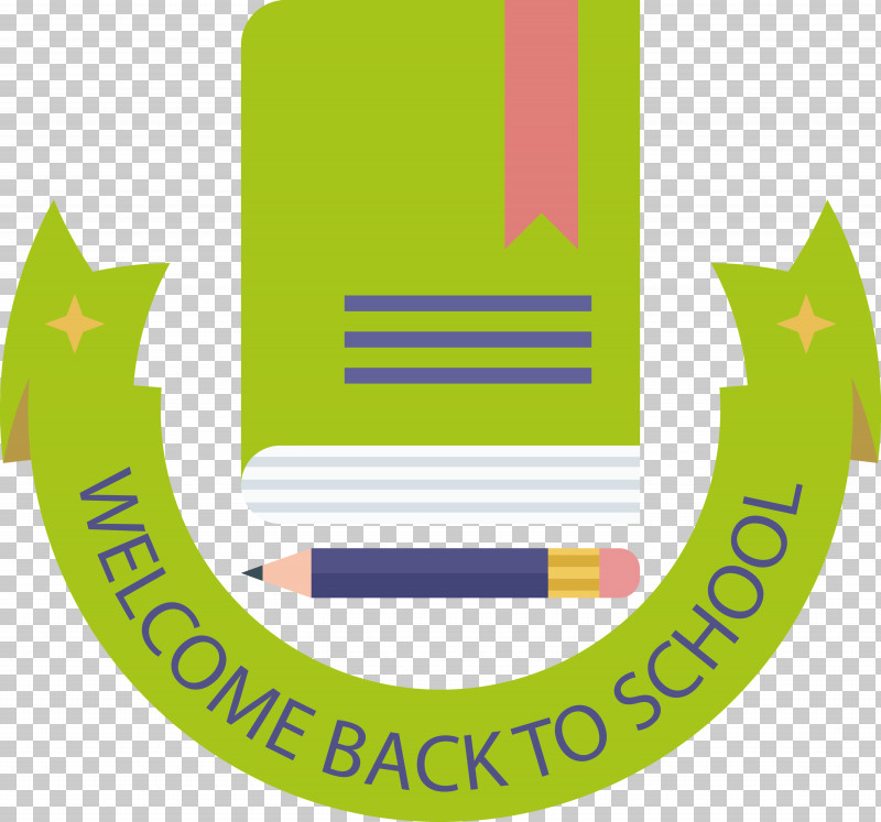 Back To School PNG, Clipart, Back To School, Green, Line, Logo, Meter Free PNG Download