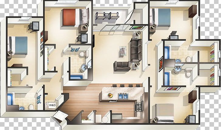 Laramie Starkville House Bedroom Dormitory PNG, Clipart, Apartment, Bathroom, Bedroom, Dormitory, Elevation Free PNG Download