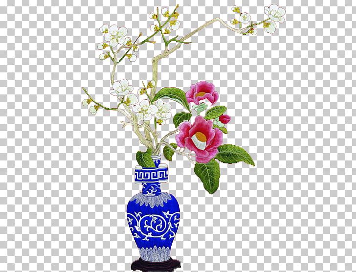 Vase Floral Design PNG, Clipart, Antiquity, Blue And White Pottery, Branch, Ceramic, Cut Flowers Free PNG Download