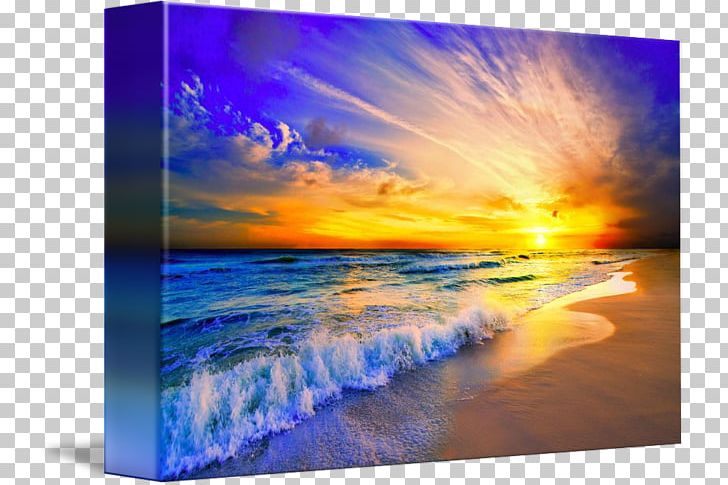 Canvas Print Painting Sea Sunset PNG, Clipart, Art, Atmosphere, Beach, Beach Sunset, Calm Free PNG Download