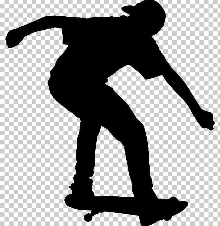 Skateboarding Trick Silhouette Sport PNG, Clipart, Angle, Black, Black And White, Computer Icons, Drawing Free PNG Download