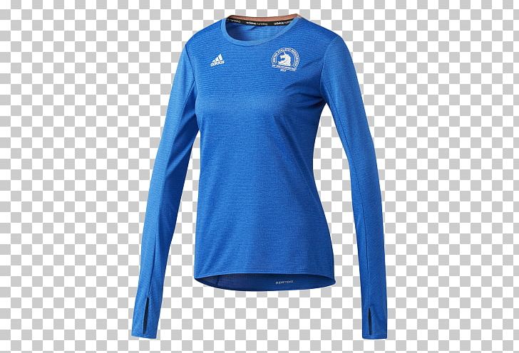 T-shirt Hoodie Bluza Adidas Clothing PNG, Clipart, 2017 Chicago Marathon, Active Shirt, Adidas, Blue, Bluza Free PNG Download