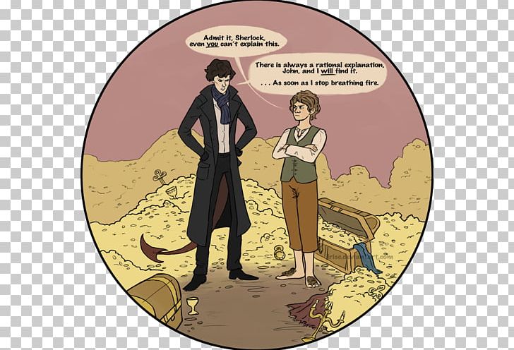 Smaug Sherlock Holmes Bilbo Baggins The Hobbit Crossover PNG, Clipart, Benedict Cumberbatch, Cartoon, Celebrities, Comics, Crossover Free PNG Download