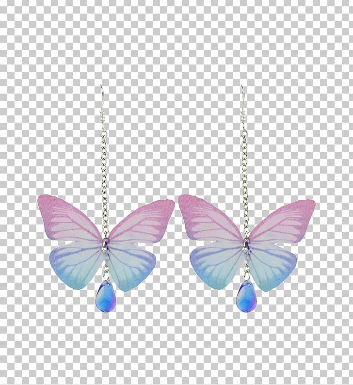 Earring Jewellery Necklace T-shirt Gemstone PNG, Clipart, Body Jewelry, Butterfly, Chain, Charms Pendants, Clothing Free PNG Download