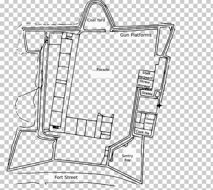 Elizabeth Fort South Parish PNG, Clipart, Angle, Area, Auto Part, Bastion Fort, Black And White Free PNG Download