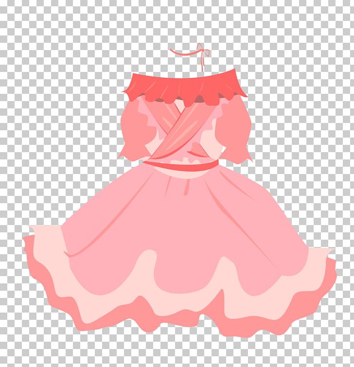 Skirt Dress Pink PNG, Clipart, Cartoon, Clothing, Dance Dress, Dressed, Dresses Free PNG Download