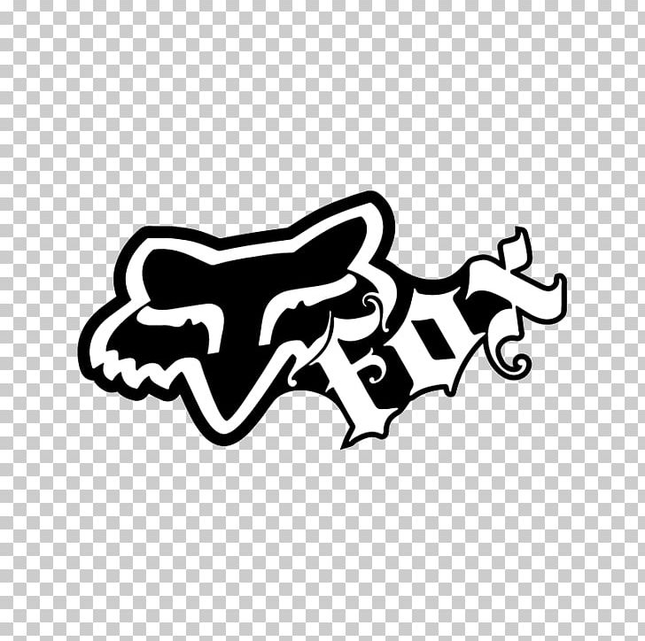 Fox Racing Sticker Decal Logo Motocross PNG, Clipart, Angle, Area, Art, Automotive Design, Black Free PNG Download