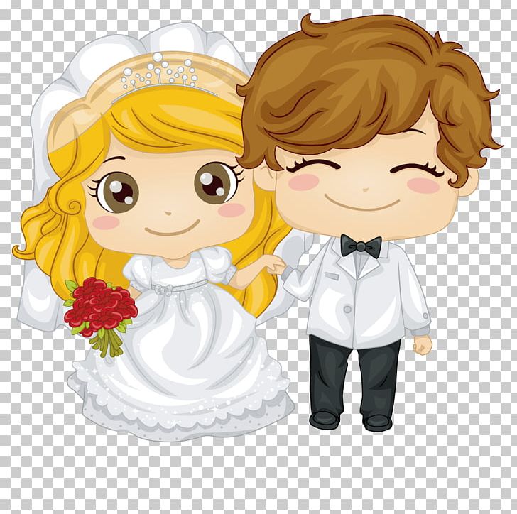 Wedding Invitation Cartoon Bride PNG, Clipart, Bridegroom, Child, Couple, Decoration, Fictional Character Free PNG Download