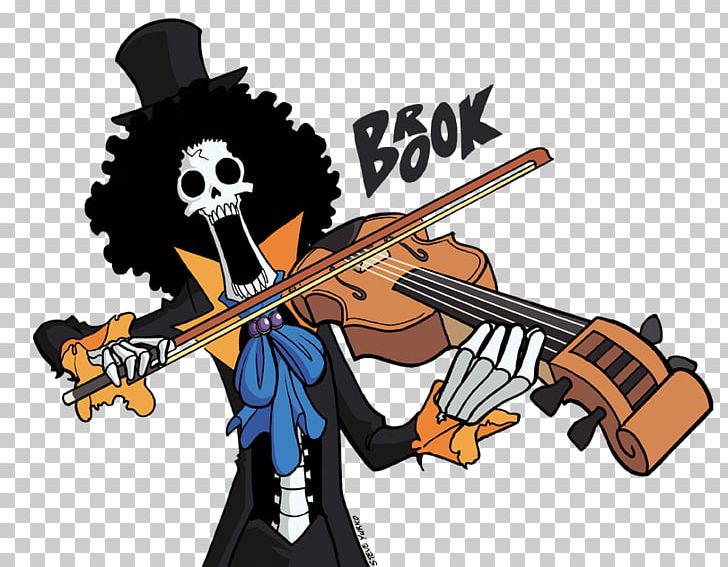 Brook Monkey D. Luffy Nami One Piece Manga PNG, Clipart, Arlong, Bowed String Instrument, Brook, Cartoon, Cello Free PNG Download