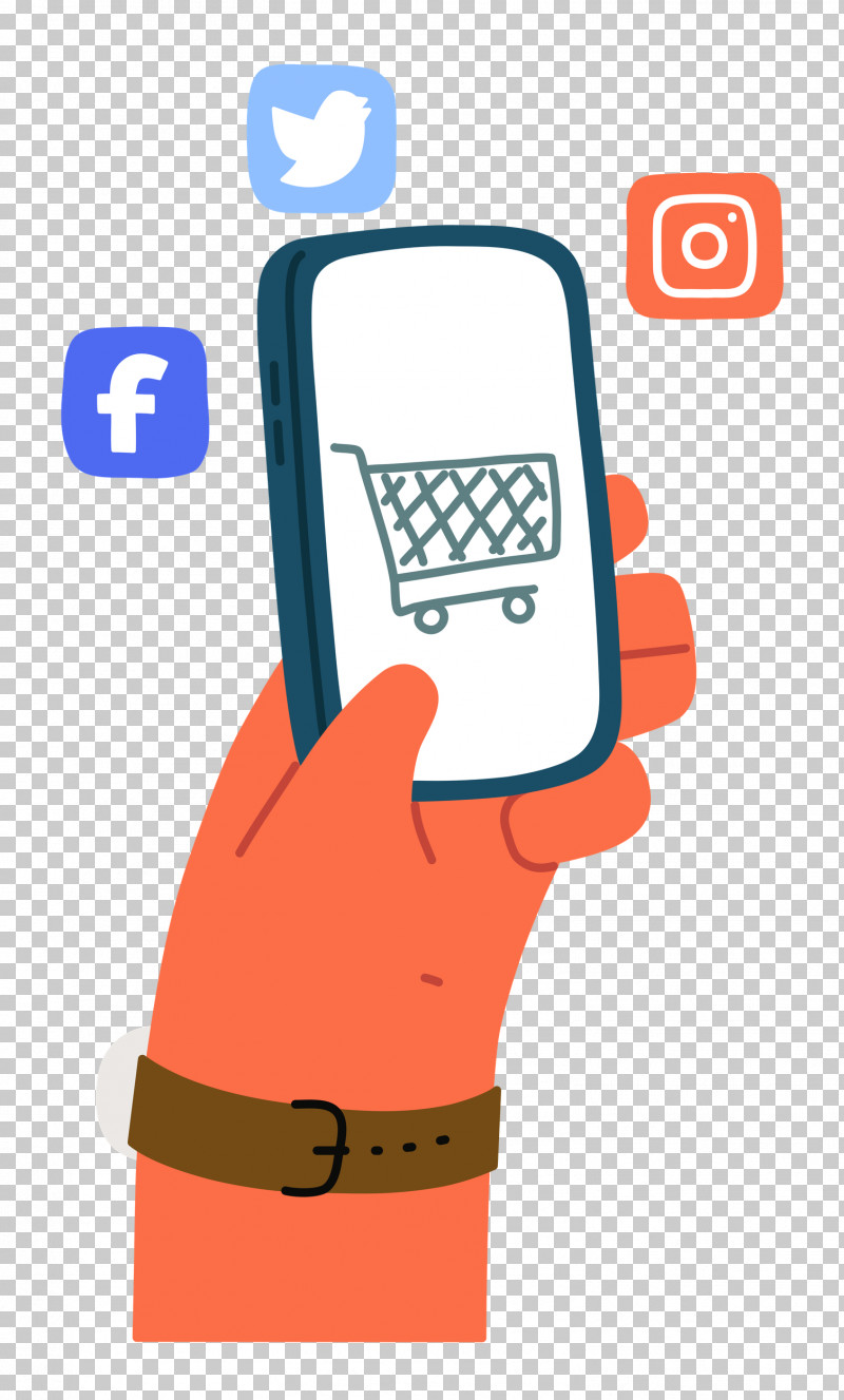 Shopping Mobile Hand PNG, Clipart, Cartoon, Geometry, Hand, Hm, Line Free PNG Download