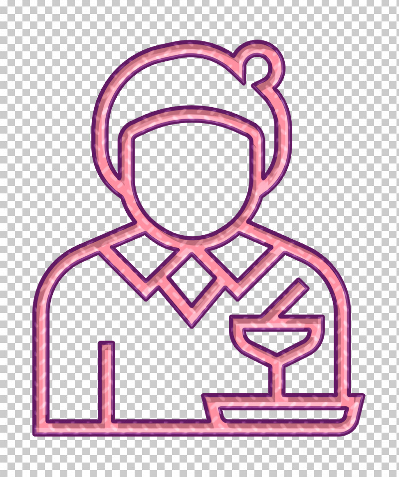 Barwoman Icon Jobs And Occupations Icon Waitress Icon PNG, Clipart, Barwoman Icon, Jobs And Occupations Icon, Pink, Thumb, Waitress Icon Free PNG Download