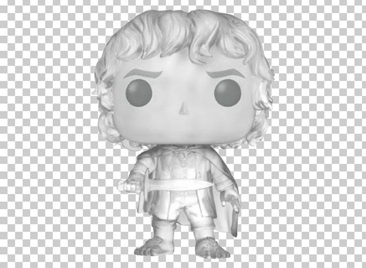 Frodo Baggins Funko The Lord Of The Rings Gollum Action & Toy Figures PNG, Clipart, Baggins Family, Black And White, Bone, Collectable, Drawing Free PNG Download