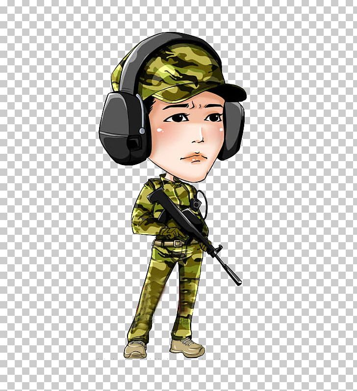 Soldier Cartoon Q-version PNG, Clipart, Animation, Arm, Audio Equipment, Comics, Creative Background Free PNG Download