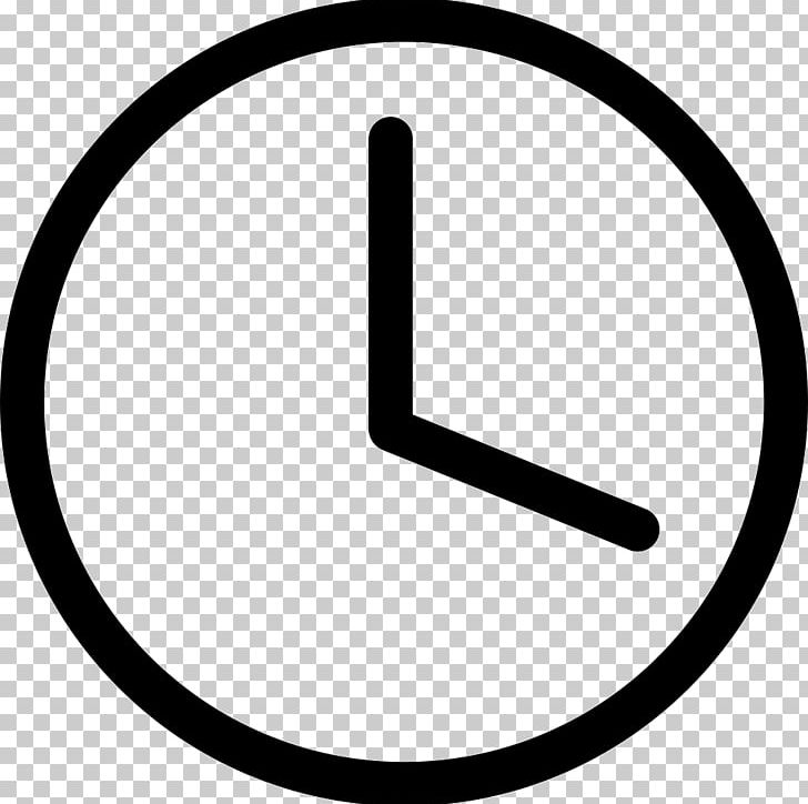 Clock Computer Icons Symbol Timer PNG, Clipart, Alarm Clocks, Angle, Area, Black And White, Circle Free PNG Download