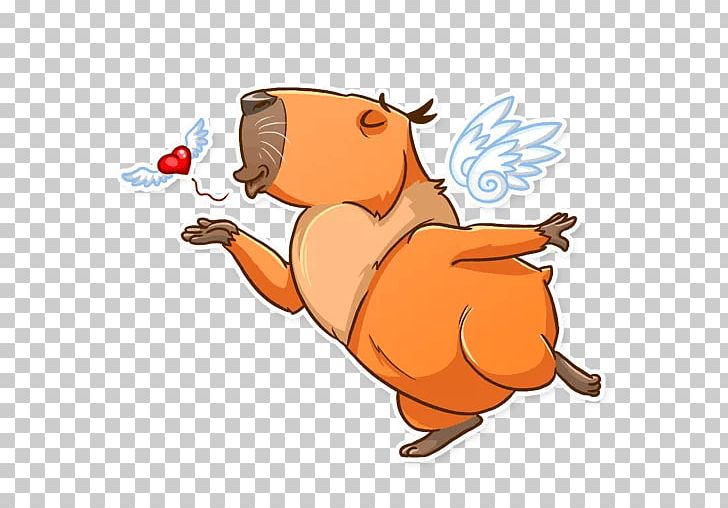 Telegram Capybara Sticker Messaging Apps PNG, Clipart, Capybara, Carnivoran, Cartoon, Dog Like Mammal, Fictional Character Free PNG Download
