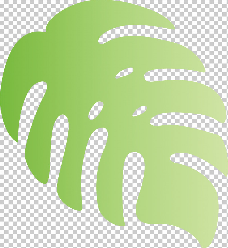 Monstera Tropical Leaf PNG, Clipart, Green, Hm, Leaf, Logo, M Free PNG Download