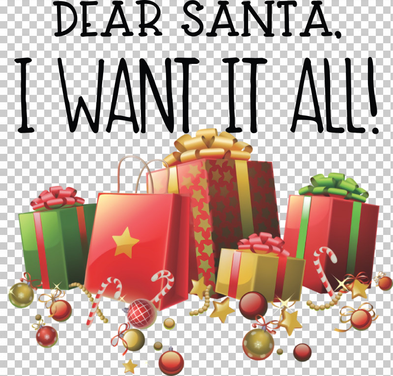 Dear Santa Christmas PNG, Clipart, Christmas, Christmas Card, Christmas Day, Christmas Gift, Christmas Ornament Free PNG Download