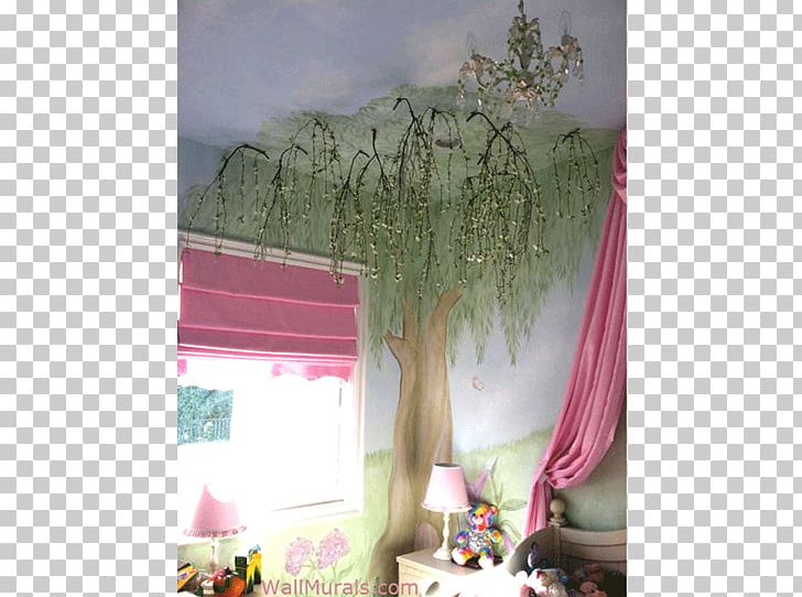 Mural Painting Tree Wall Decal PNG, Clipart, Art, Bedroom, Curtain, Home, House Free PNG Download