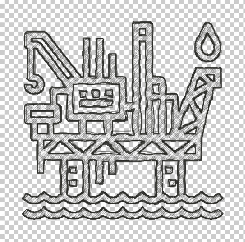 Industry Icon Oil Platform Icon Oil Icon PNG, Clipart, Black, Black And White, Geometry, Industry Icon, Line Free PNG Download