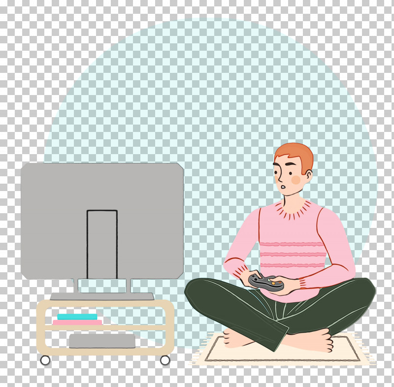 Cartoon Sitting Chair Line Meter PNG, Clipart, Behavior, Cartoon, Chair, Game Time, Geometry Free PNG Download